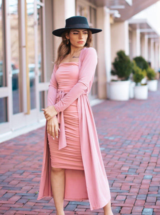 Kayla Long Line Duster - Bonny Flair - duster