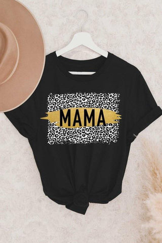 Animal Print Mama Graphic T-Shirt - Bonny Flair - Available in Plus