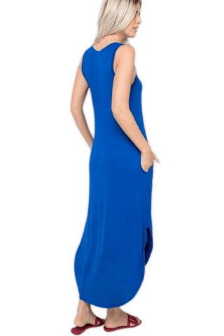 Chill Out V-Neck Tank Dress FINAL SALE - Bonny Flair - beach