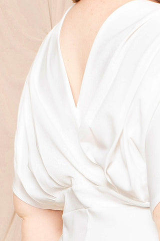 The Camila Midi Dress - White - Bonny Flair - Bridal