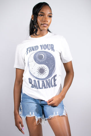 Find Your Balance Graphic Tee - Bonny Flair - Graphic design