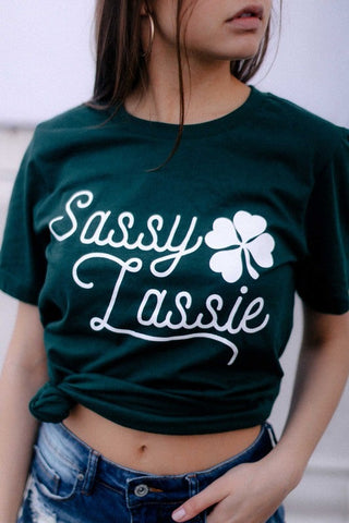 Sassy Lassie Graphic Tee - Bonny Flair - Graphic Tee