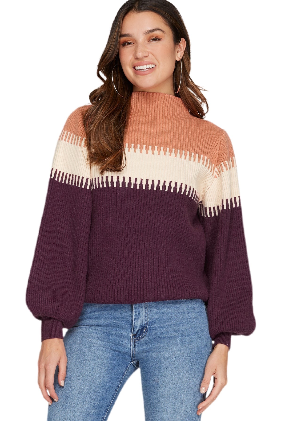 Mock Neck Sweater - SALE